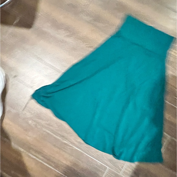 Teal Modest Skirt - Picture 2 of 3